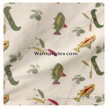 100% polyester micro fiber bed cover print stof